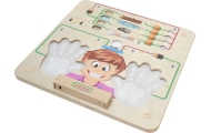 Mokomosios lentos laidumo eksperimentas MASTERKIDZ-Žaislai, Lavinamieji žaislai, Veiklos centrai-e-vaikas