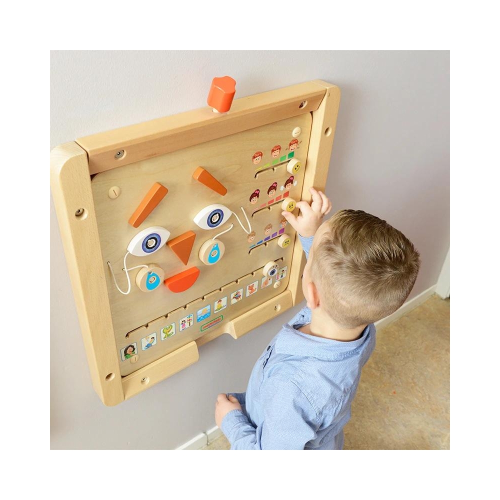 Edukacinė lenta MASTERKIDZ Kaip tu jautiesi? Montessori emocijų mokymasis
