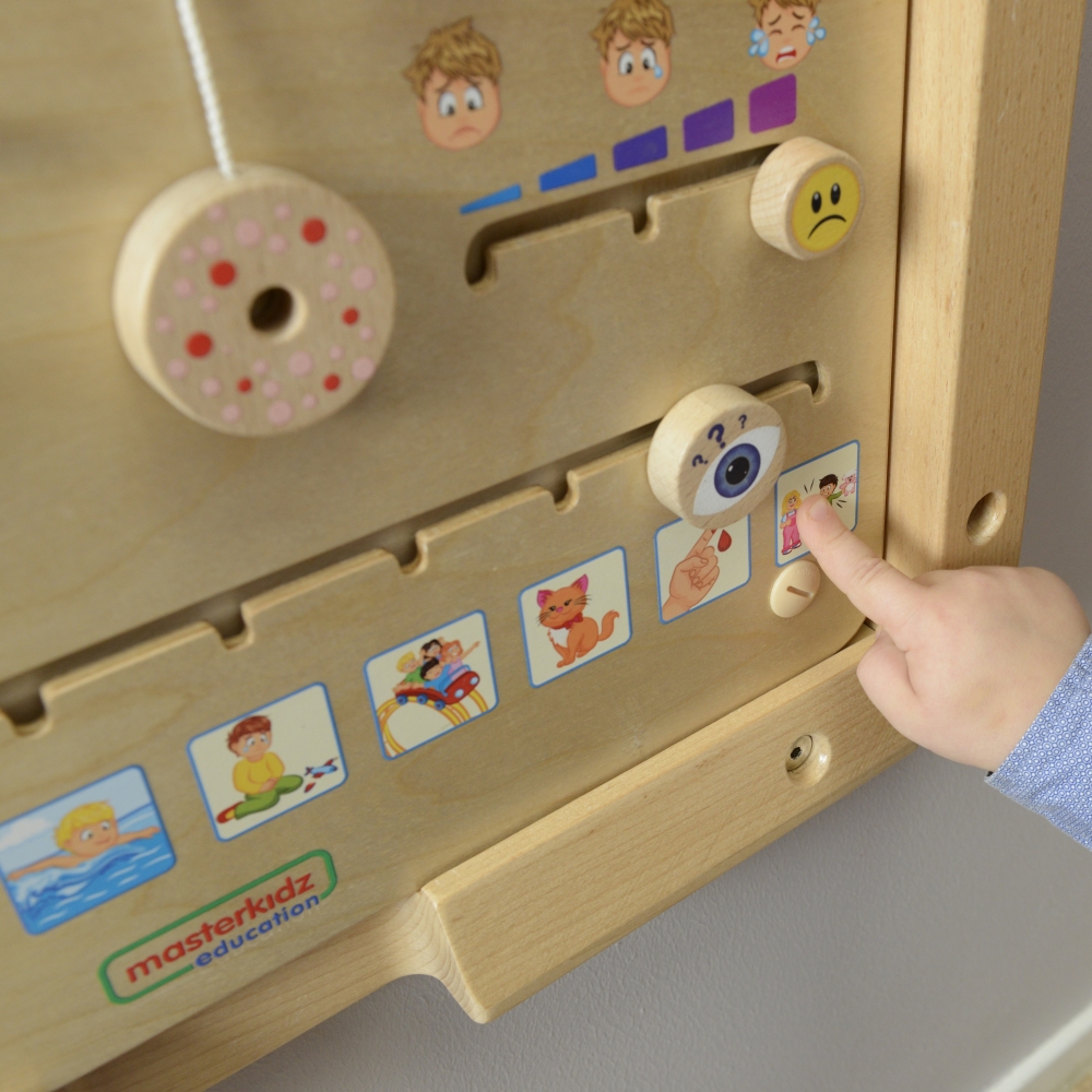 Edukacinė lenta MASTERKIDZ Kaip tu jautiesi? Montessori emocijų mokymasis
