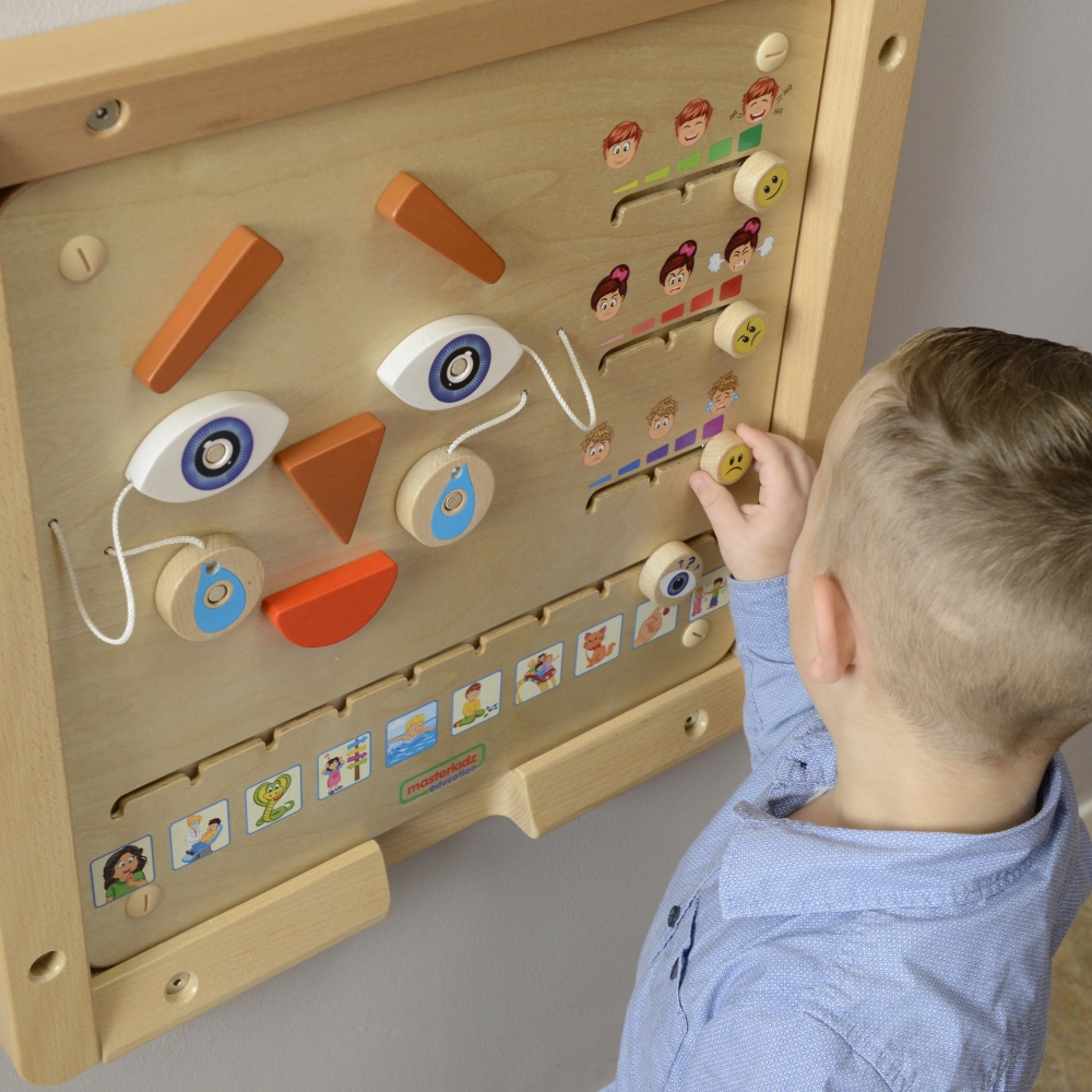 Edukacinė lenta MASTERKIDZ Kaip tu jautiesi? Montessori emocijų mokymasis