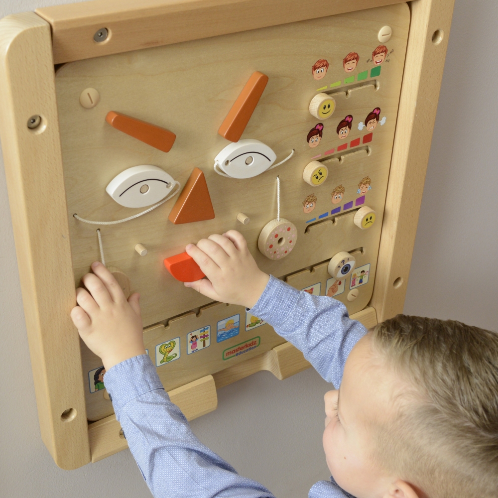 Edukacinė lenta MASTERKIDZ Kaip tu jautiesi? Montessori emocijų mokymasis