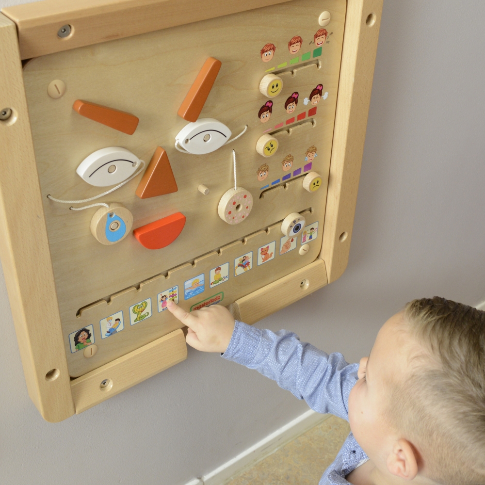 Edukacinė lenta MASTERKIDZ Kaip tu jautiesi? Montessori emocijų mokymasis