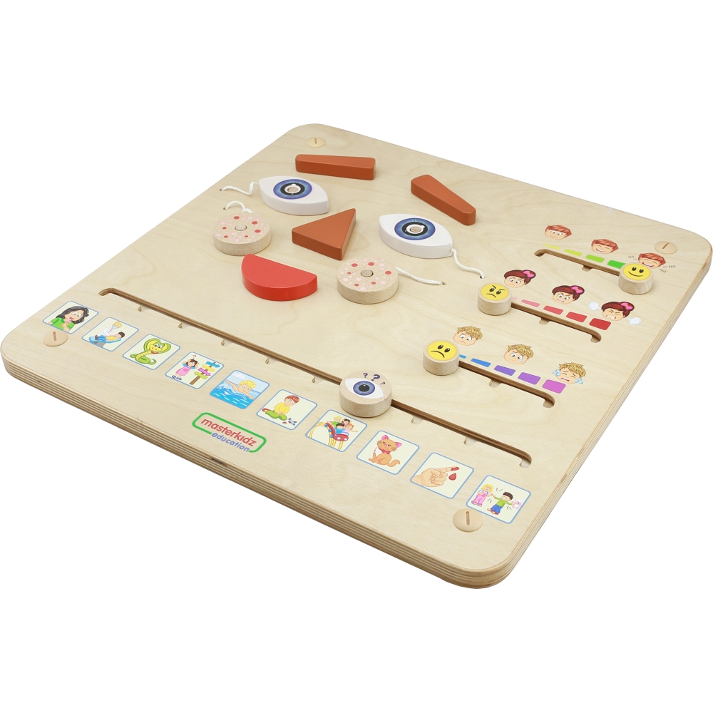 Edukacinė lenta MASTERKIDZ Kaip tu jautiesi? Montessori emocijų mokymasis