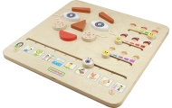 MASTERKIDZ Tablica Edukacyjna Jak Się Czujesz?  Nauka Emocji Montessori