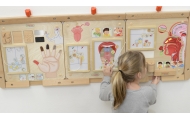 MASTERKIDZ Tablica Edukacyjna Zmysł Węchu Montessori