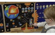 MASTERKIDZ Tablica Edukacyjna Ziemia Montessori