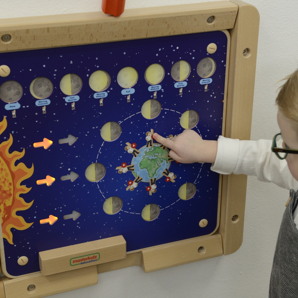 Mėnulio fazių edukacinė lenta MASTERKIDZ Montessori