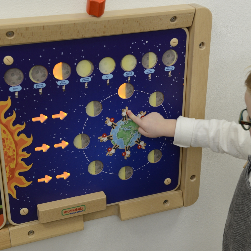 Mėnulio fazių edukacinė lenta MASTERKIDZ Montessori