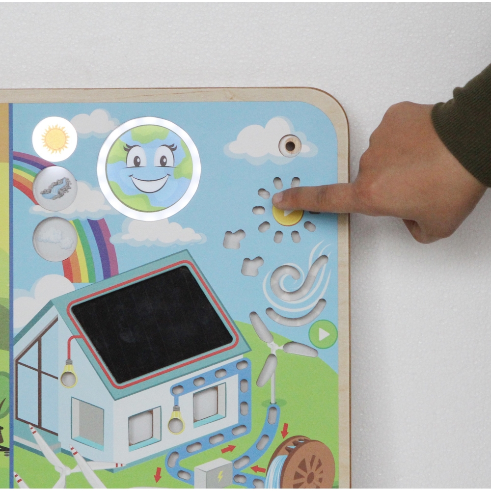 Mokomoji lenta atsinaujinanti ir neatsinaujinanti energija MASTERKIDZ Montessori-Žaislai, Lavinamieji žaislai, Veiklos centrai-e