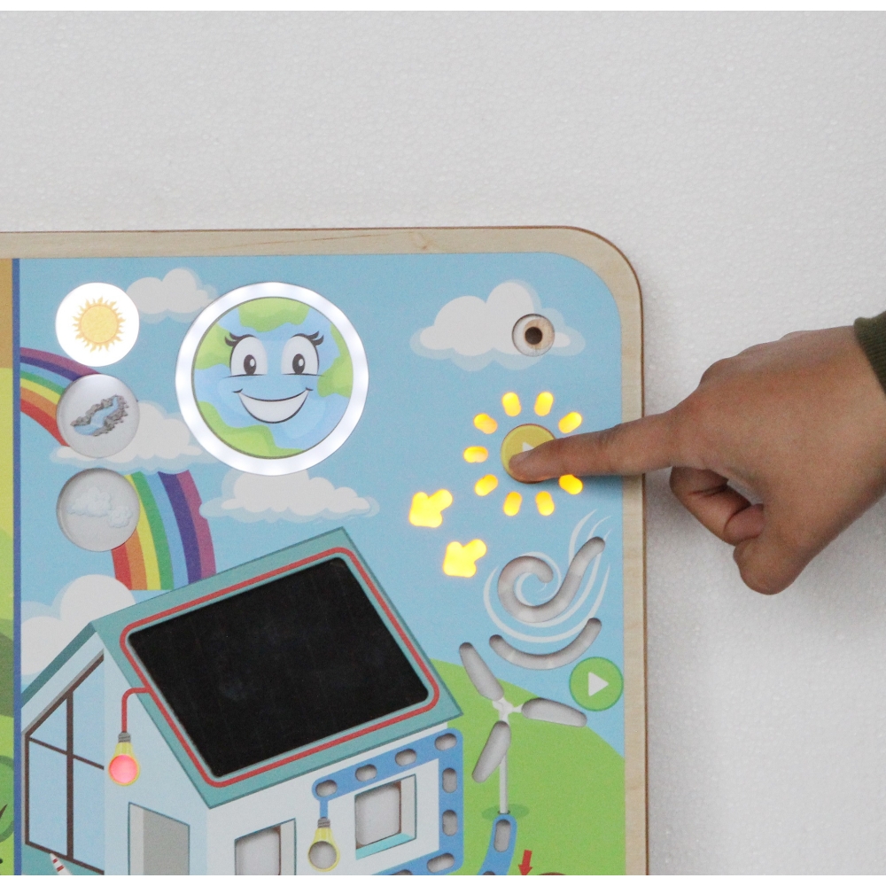 Mokomoji lenta atsinaujinanti ir neatsinaujinanti energija MASTERKIDZ Montessori-Žaislai, Lavinamieji žaislai, Veiklos centrai-e