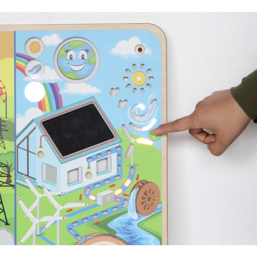Mokomoji lenta atsinaujinanti ir neatsinaujinanti energija MASTERKIDZ Montessori-Žaislai, Lavinamieji žaislai, Veiklos centrai-e
