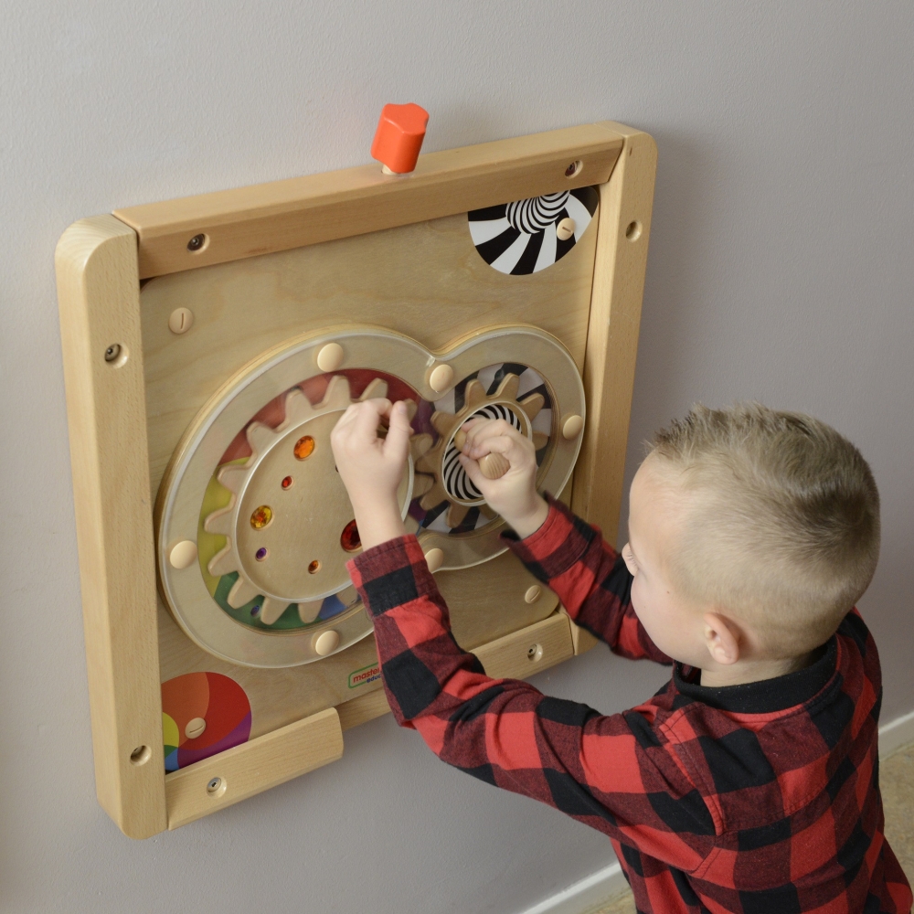 Mokomoji lenta rankų koordinacijai lavinti MASTERKIDZ Montessori metodika-Žaislai, Lavinamieji žaislai, Veiklos centrai-e-vaikas