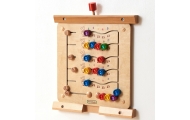 Mokomoji sieninė lenta MASTERKIDZ Spalvoti vikšrai mokosi skaičių ir kiekybės Montessori