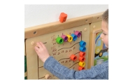 Mokomoji sieninė lenta MASTERKIDZ Spalvoti vikšrai mokosi skaičių ir kiekybės Montessori