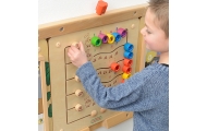 Mokomoji sieninė lenta MASTERKIDZ Spalvoti vikšrai mokosi skaičių ir kiekybės Montessori