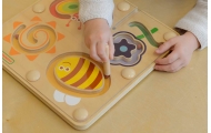 Medinė lenta MASTERKIDZ Magnetinis labirintas: vabzdžių pasaulis-Žaislai, Lavinamieji žaislai, Veiklos centrai-e-vaikas