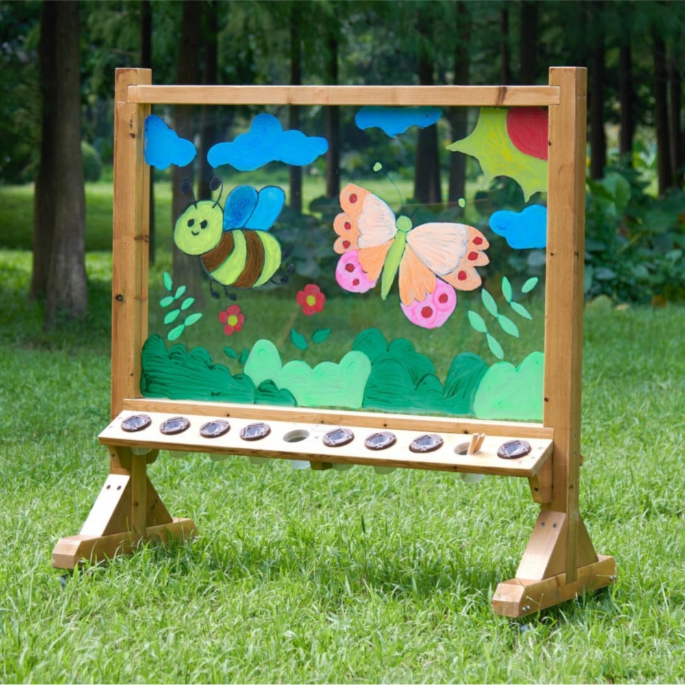 Skaidri akrilo tapybos lenta MASTERKIDZ + puodeliai-Žaislai, Lavinamieji žaislai, Veiklos centrai-e-vaikas