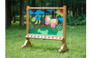 Skaidri akrilo tapybos lenta MASTERKIDZ + puodeliai-Žaislai, Lavinamieji žaislai, Veiklos centrai-e-vaikas