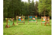 MASTERKIDZ Przezroczysta Akrylowa Tablica Malarska + Kubeczki