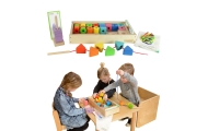 Medinis žaidimas su raišteliais MASTERKIDZ didelis Montessori-Žaislai, Lavinamieji žaislai, Veiklos centrai-e-vaikas