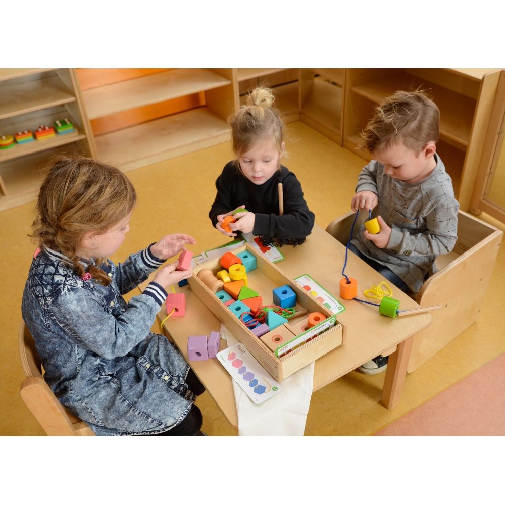 Medinis žaidimas su raišteliais MASTERKIDZ didelis Montessori-Žaislai, Lavinamieji žaislai, Veiklos centrai-e-vaikas
