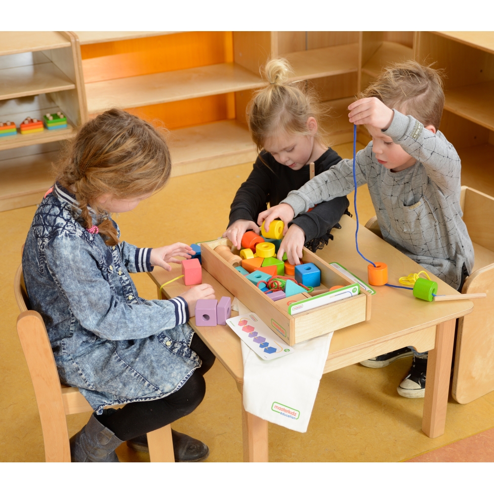 Medinis žaidimas su raišteliais MASTERKIDZ didelis Montessori-Žaislai, Lavinamieji žaislai, Veiklos centrai-e-vaikas