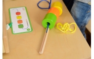 Medinis žaidimas su raišteliais MASTERKIDZ didelis Montessori-Žaislai, Lavinamieji žaislai, Veiklos centrai-e-vaikas