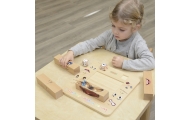 Mokymosi emocijų MASTERKIDZ Montessori medinis žaidimas-Žaislai, Lavinamieji žaislai, Veiklos centrai-e-vaikas