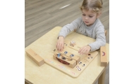 Mokymosi emocijų MASTERKIDZ Montessori medinis žaidimas-Žaislai, Lavinamieji žaislai, Veiklos centrai-e-vaikas