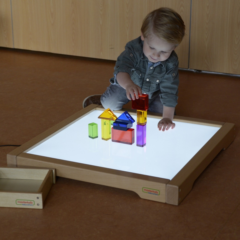LED šviesos skydelis MASTERKIDZ Spalvų keitimas su nuotolinio valdymo pulteliu-Žaislai, Lavinamieji žaislai, Veiklos centrai-e-v