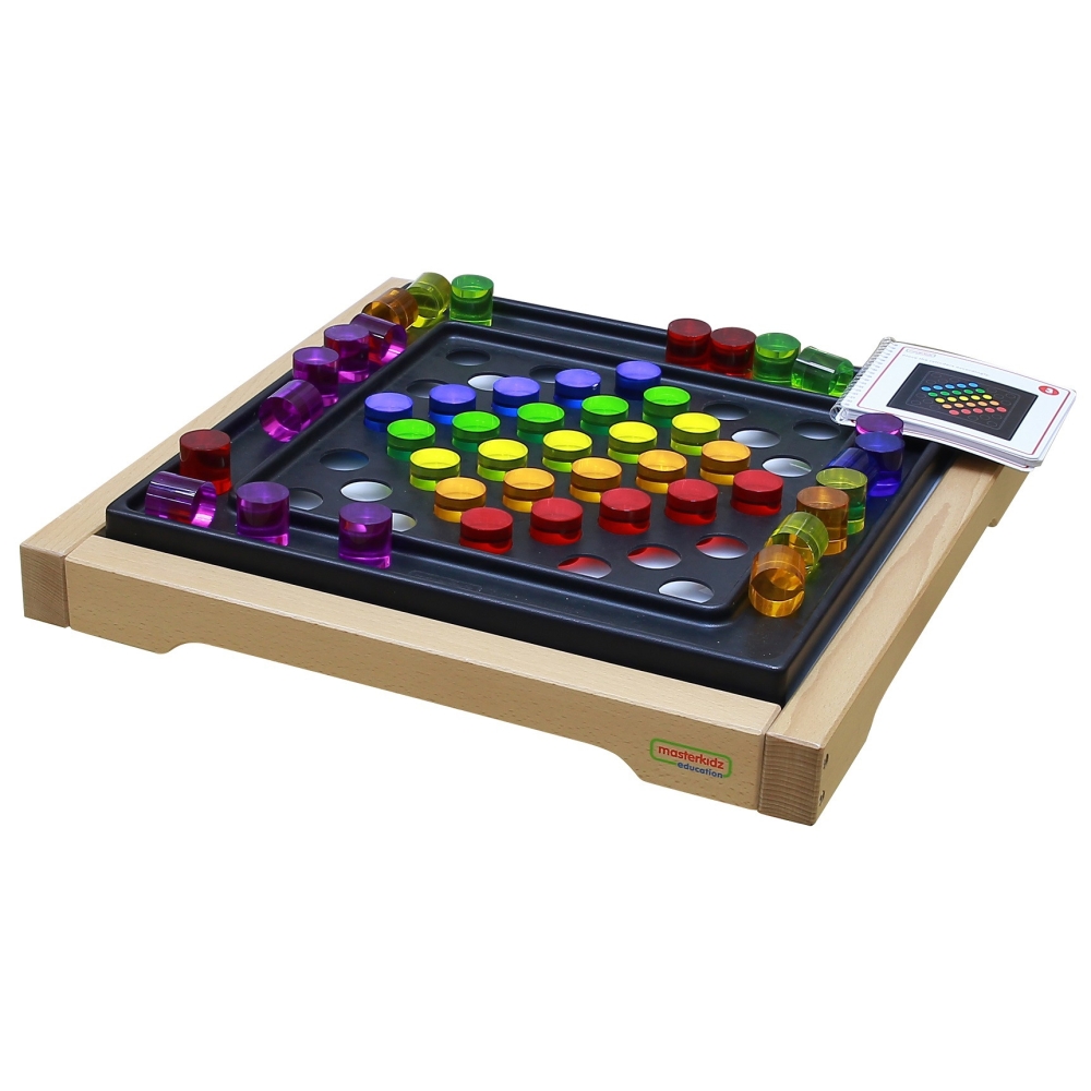 LED šviesos skydelis MASTERKIDZ Spalvų keitimas su nuotolinio valdymo pulteliu-Žaislai, Lavinamieji žaislai, Veiklos centrai-e-v