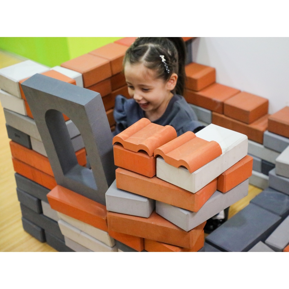 CLASSIC WORLD EDU Mega statybinės plytos EVA Minkštos konstruoti