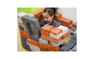 CLASSIC WORLD EDU Mega Klocki Konstrukcyjne Cegiełki EVA Miękkie do Budowania