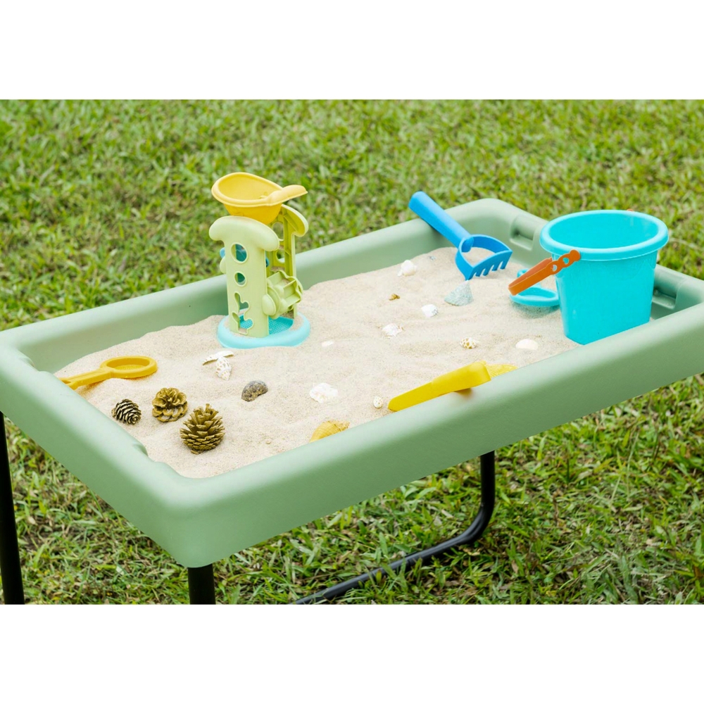 Stačiakampis smėlio ir vandens žaidimų stalas MASTERKIDZ su reguliuojamu aukščiu