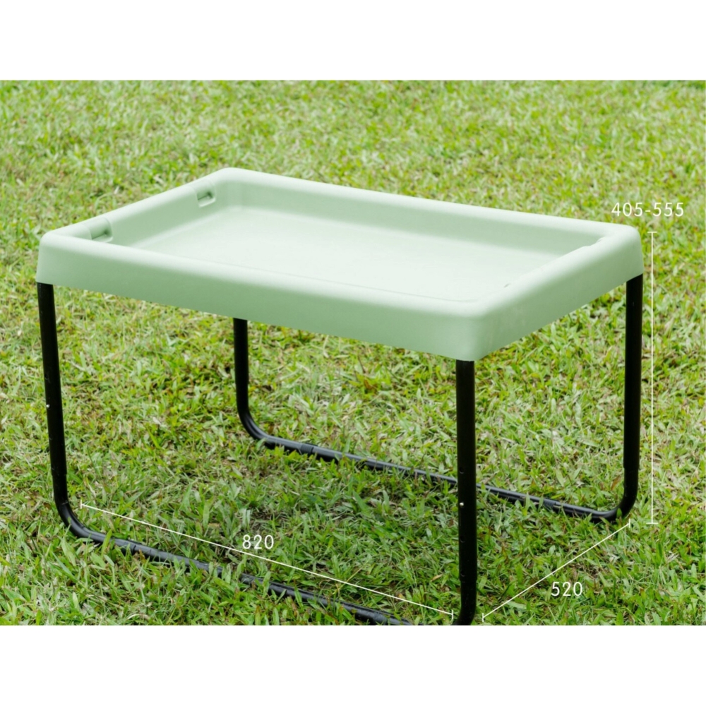 Stačiakampis smėlio ir vandens žaidimų stalas MASTERKIDZ su reguliuojamu aukščiu