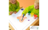 MASTERKIDZ Kwadratowa Taca do Malowania Montessori