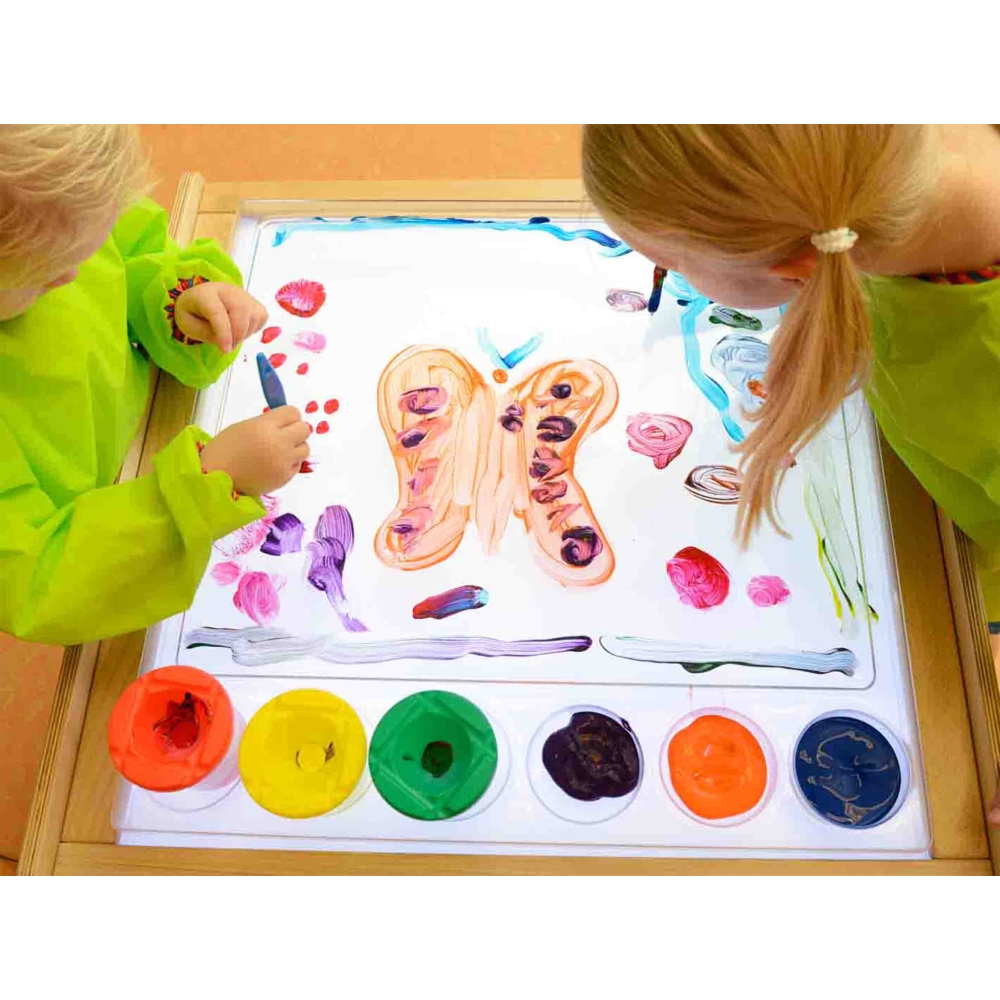 Kvadratinis tapybos padėklas Montessori MASTERKIDZ-Žaislai, Lavinamieji žaislai, Veiklos centrai-e-vaikas