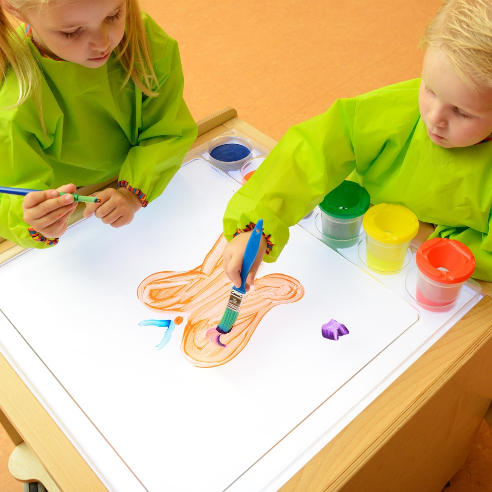 Kvadratinis tapybos padėklas Montessori MASTERKIDZ-Žaislai, Lavinamieji žaislai, Veiklos centrai-e-vaikas