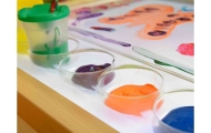 MASTERKIDZ Kwadratowa Taca do Malowania Montessori