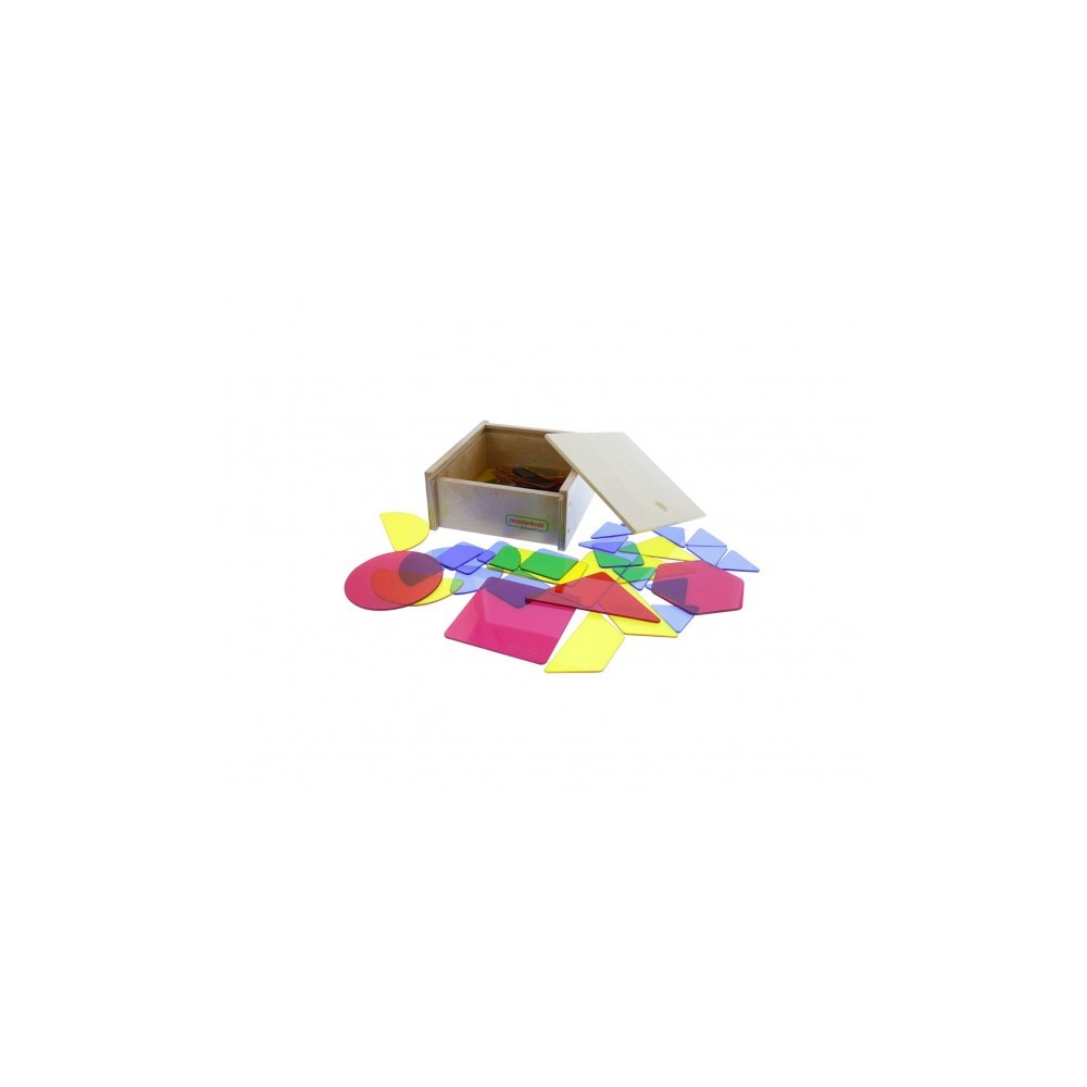 Permatomos geometrinės figūros MASTERKIDZ