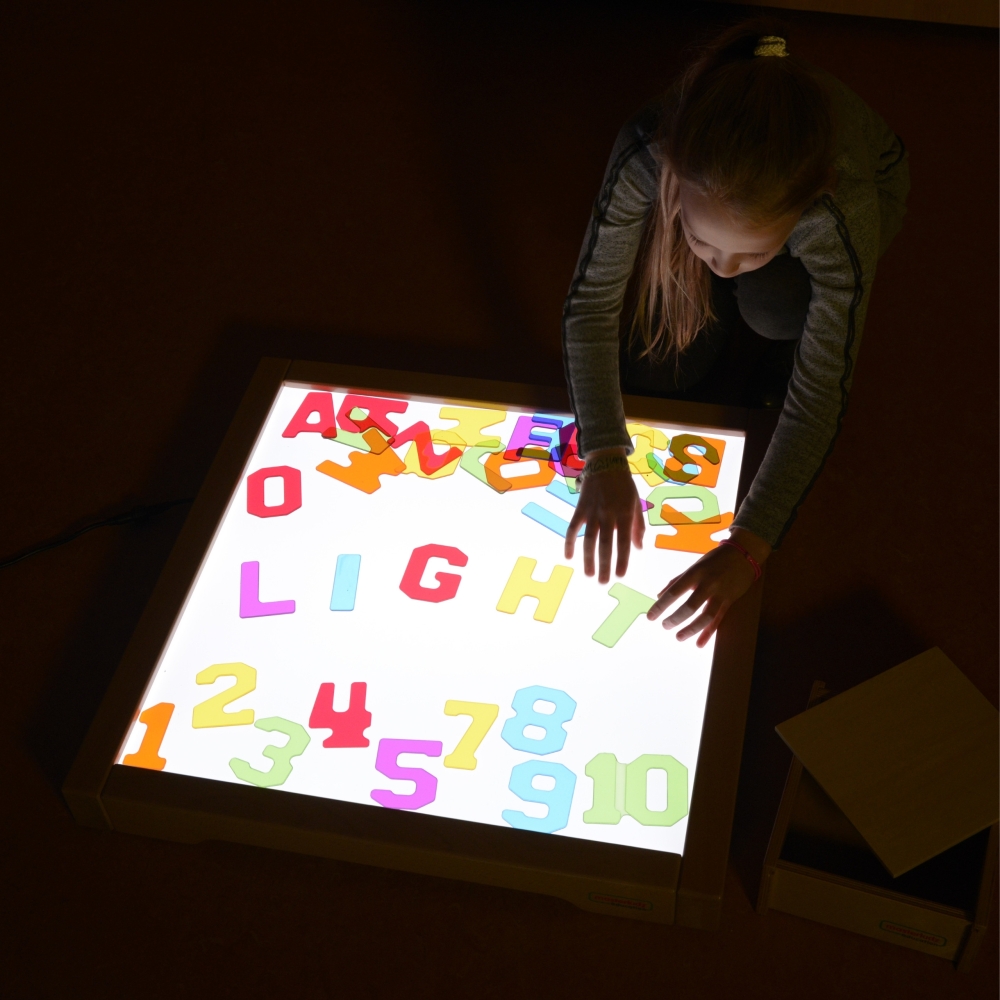 MASTERKIDZ Przezroczyste Cyfry i Litery 38 szt. Montessori					