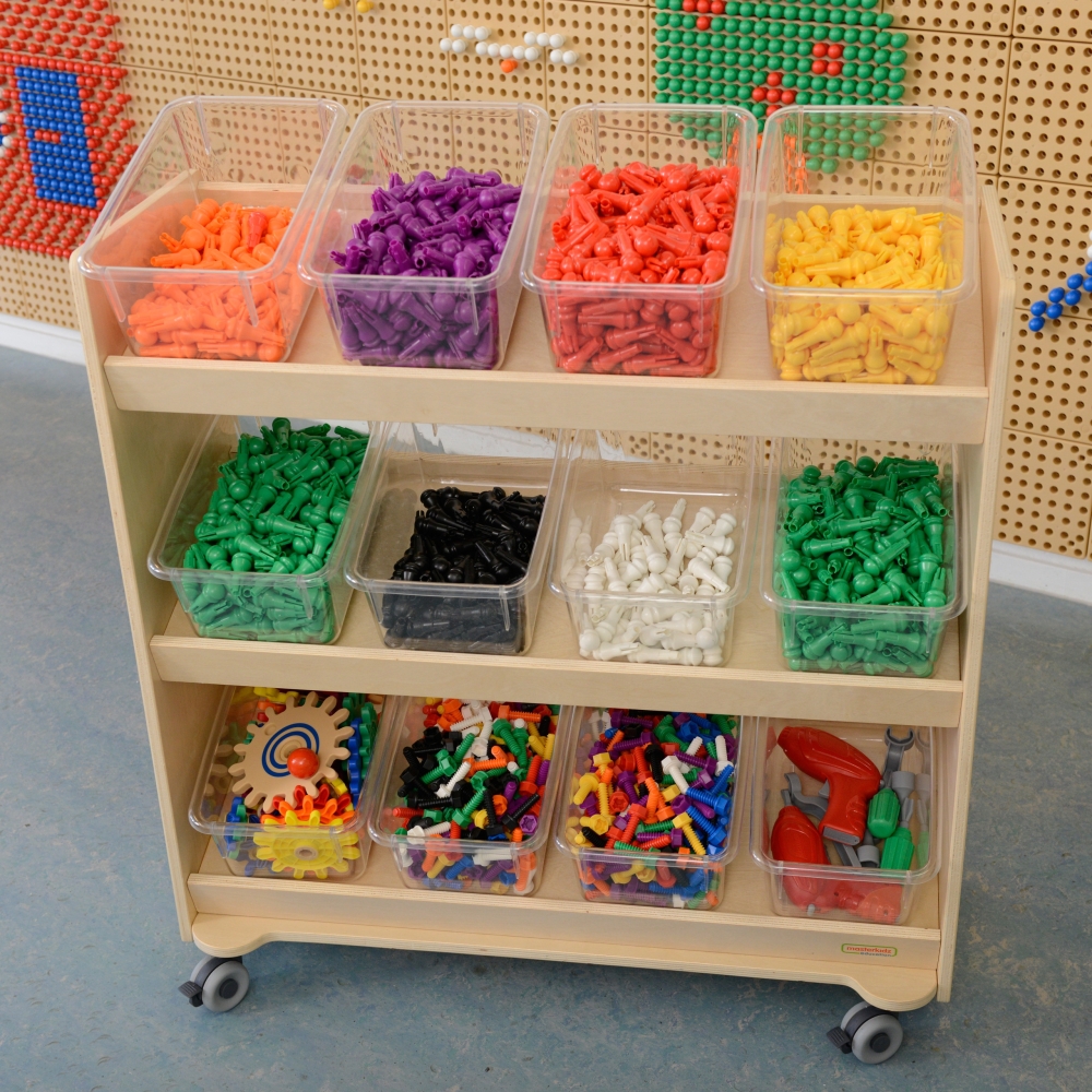 Akriliniai laikikliai MASTERKIDZ STEM lentos elementams 6 vnt-Žaislai, Lavinamieji žaislai, Veiklos centrai-e-vaikas
