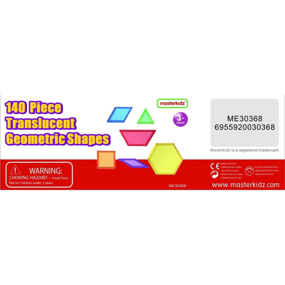 Mozaikos kaladėlių rinkinys MASTERKIDZ Montessori Tangram 140 el.