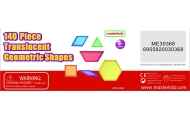Mozaikos kaladėlių rinkinys MASTERKIDZ Montessori Tangram 140 el.
