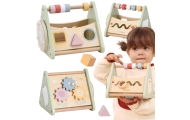 VIGA Activity Triangle – 5-in-1 Wooden Educational Toy