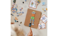 Medinis plaktuko dėlionės rinkinys VIGA Montessori, 45 dalių-Žaislai, Dėlionės, Dėlionės patiems mažiausiems-e-vaikas