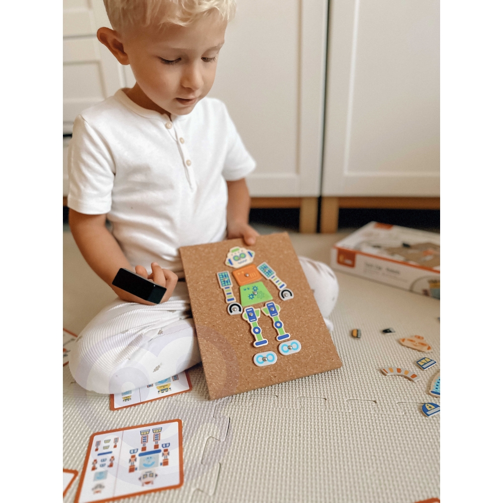 Medinis plaktuko dėlionės rinkinys VIGA Montessori, 45 dalių-Žaislai, Dėlionės, Dėlionės patiems mažiausiems-e-vaikas