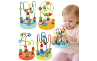 TOOKY TOY Drewniana Edukacyjna Pętla Motoryczna Labirynt Przeplatanka					