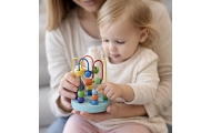 TOOKY TOY Medinis mokomasis motorizuotas kilpų labirintas su pertraukomis