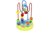 TOOKY TOY Medinis mokomasis motorizuotas kilpų labirintas su pertraukomis